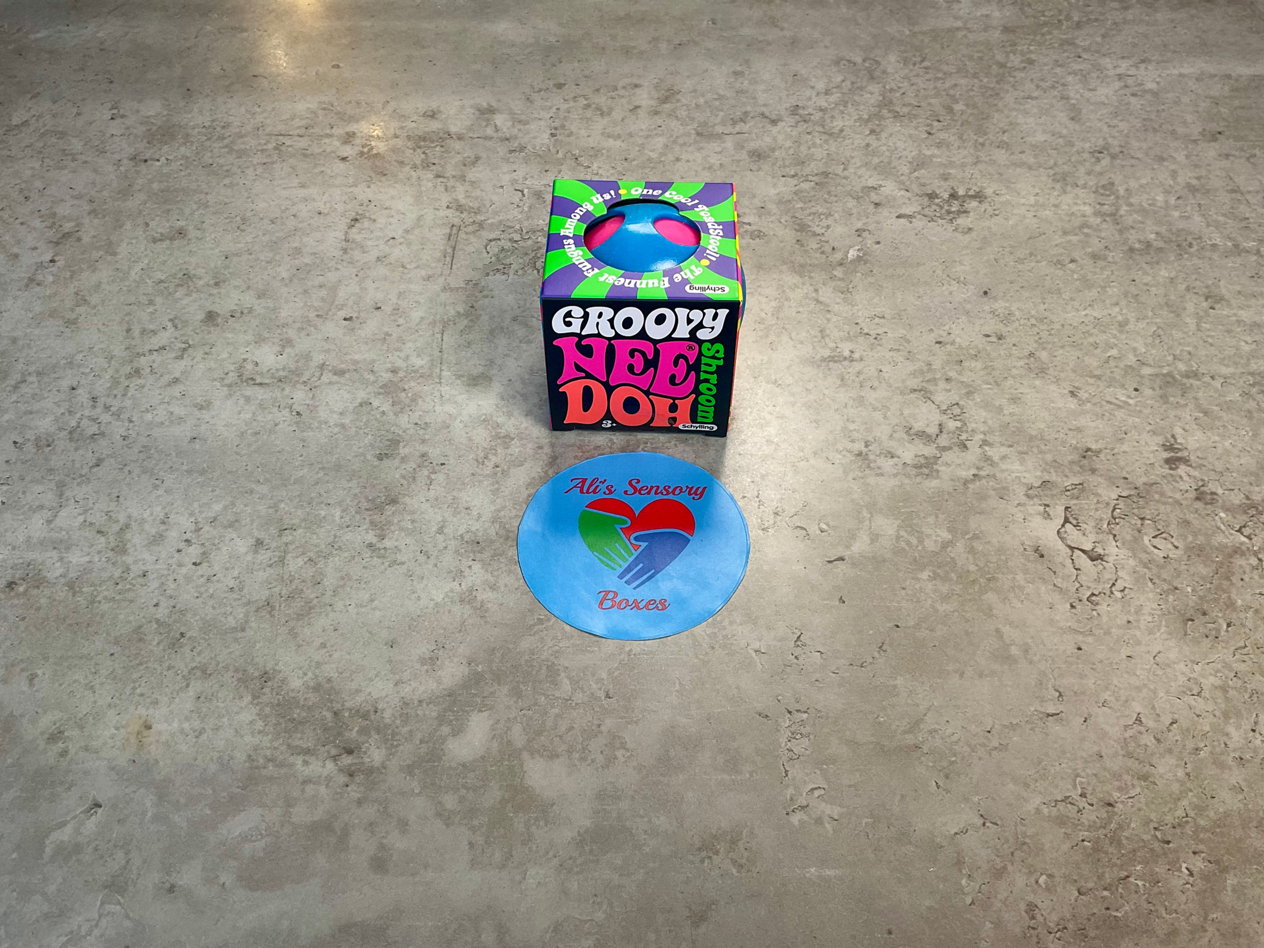 Needoh Groovy Shroom squishy sensory