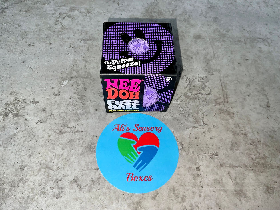 NeeDoh Fuzz Ball Flower Power Sensory Squish fidget