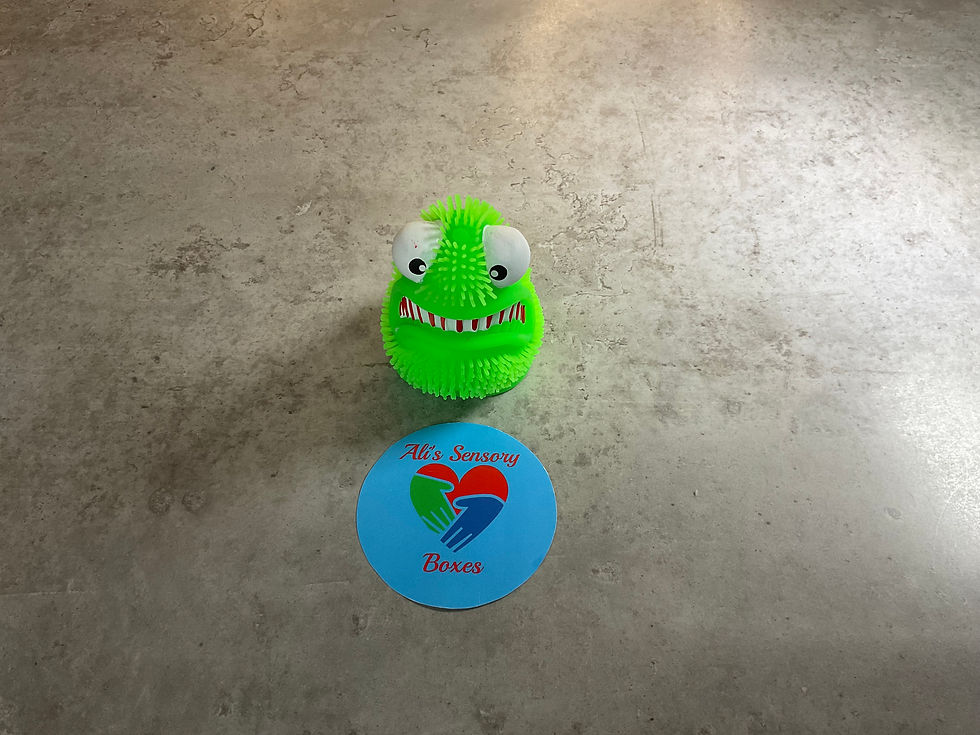 Squishy Puffer Monster (Clay filled)