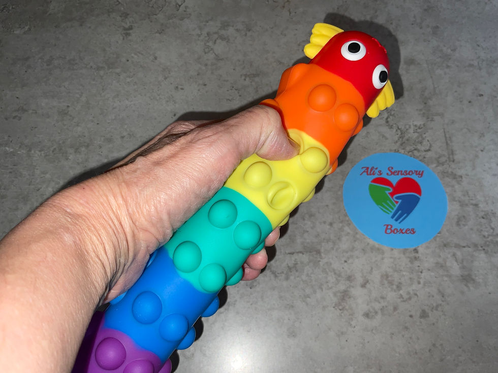 Thumbnail: Suction pop it light up axolotl | sensory fidget toy