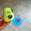 Thumbnail: Plush Jelly Avocado Queasy Squeezies plush squishy sensory toy