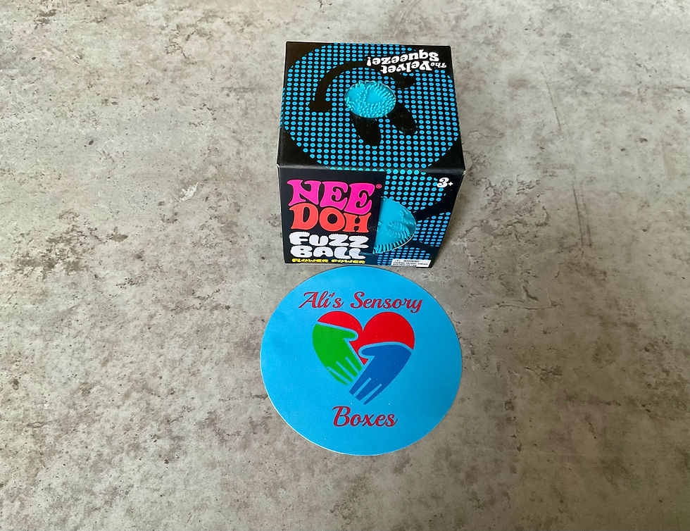 NeeDoh Fuzz Ball Flower Power Sensory Squish fidget