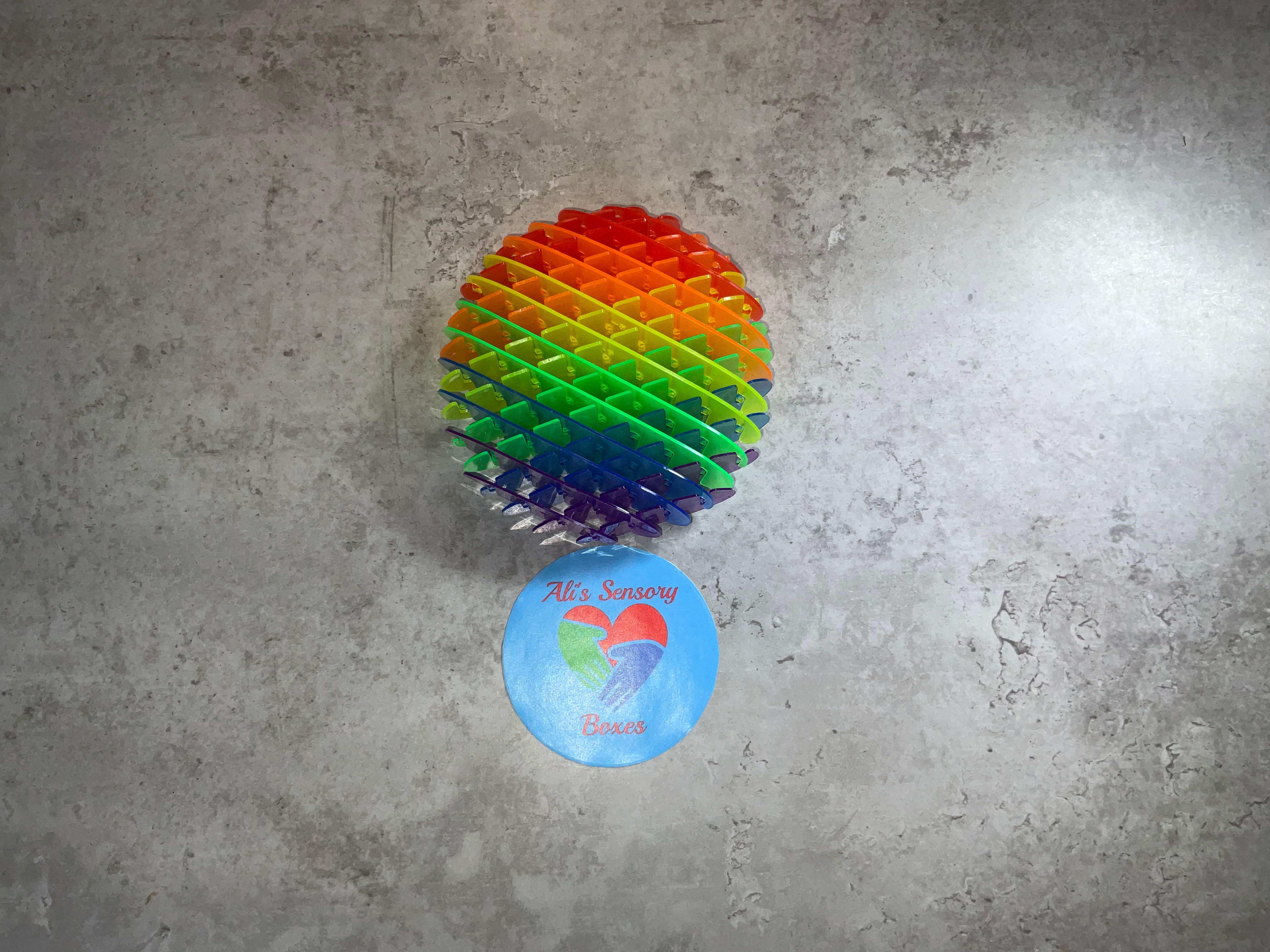 Rainbow Flexi Fidget Worm