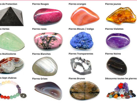 Couleurs des Pierres et Symboliques