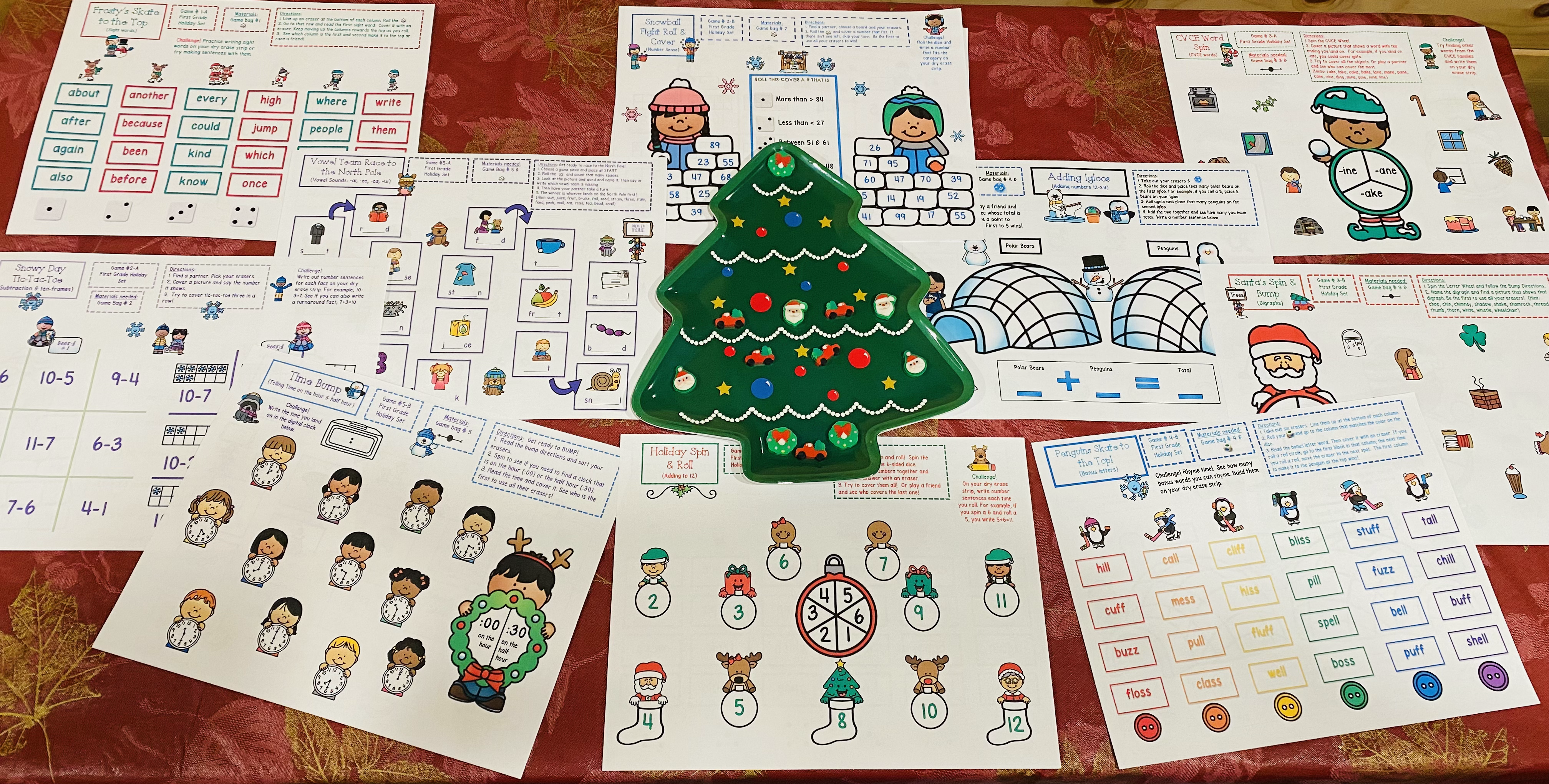 First Grade Holiday Tote