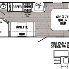 Mobile Bay Camper Rentals - 2019 Palomina Puma 22RBC