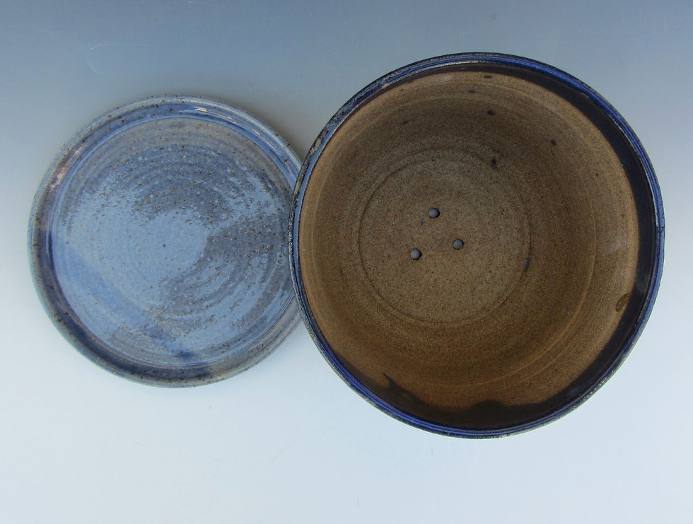 Thumbnail: Stoneware Planter with Saucer