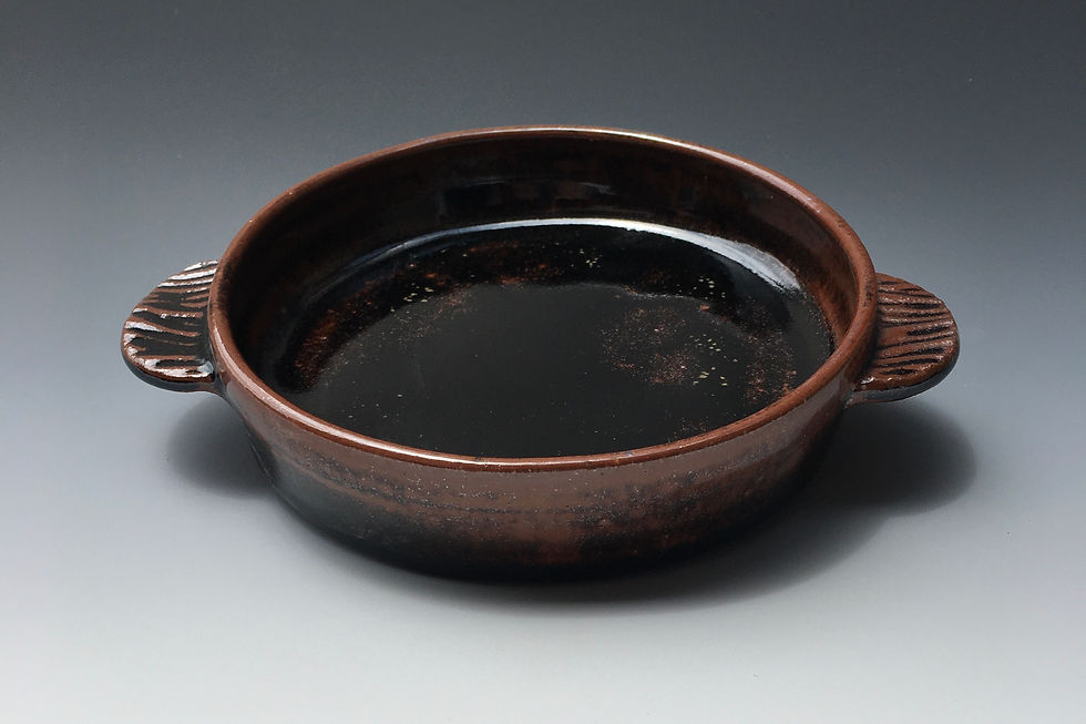 Small Stoneware Brie Baker
