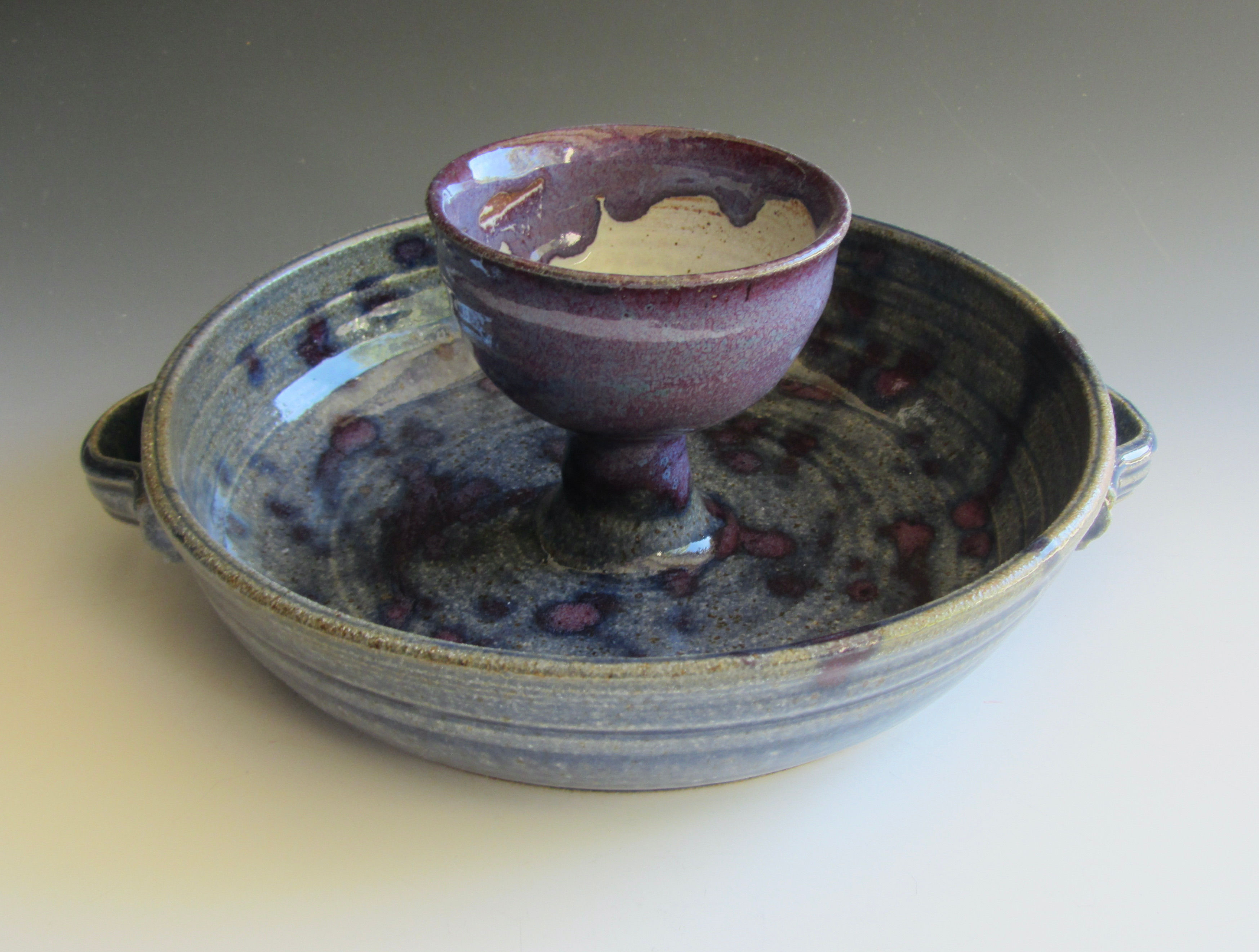 Stoneware Chip and Dip