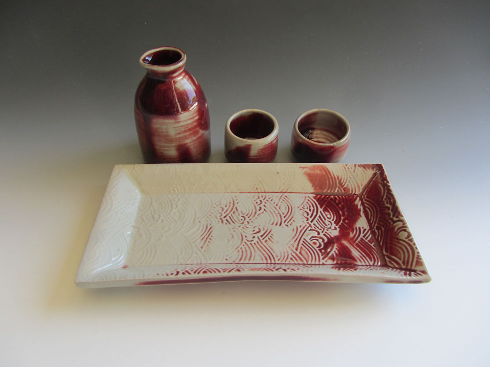 Thumbnail: Stoneware Sake Set