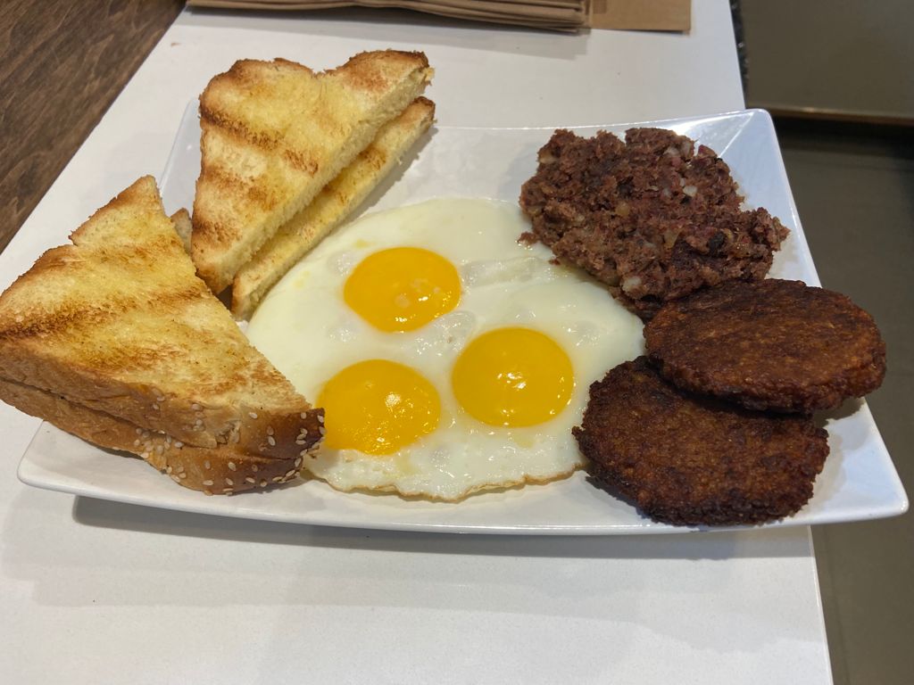 Arranged Food and Objects