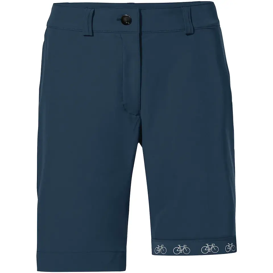 blaue Fahrrad Shorts
