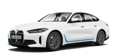 weisser Elektro BMW