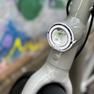 Fahrrad Detailaufnahme: Scheinwerfer