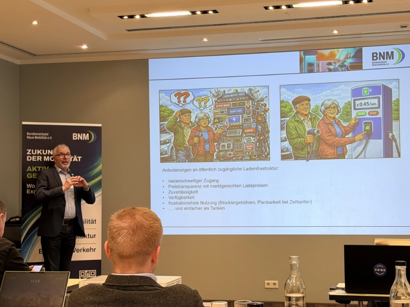 Vortrag mit Comic-Bildern