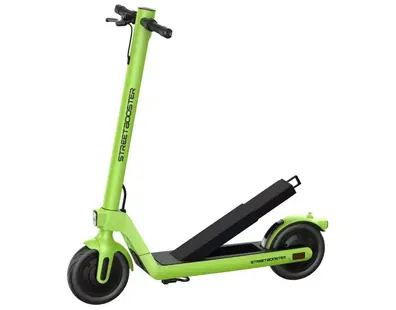 e-Scooter in leuchtend grün