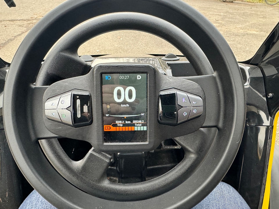 Lenkrad mit digitalem Display