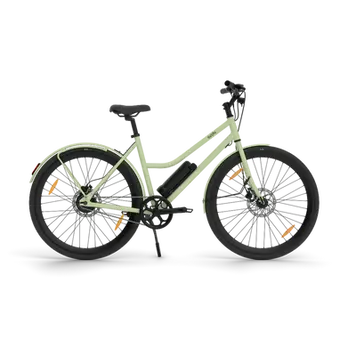 hellgrünes Damenfahrrad