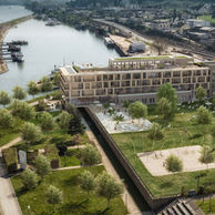 Hotel am Rhein Luftaufnahme