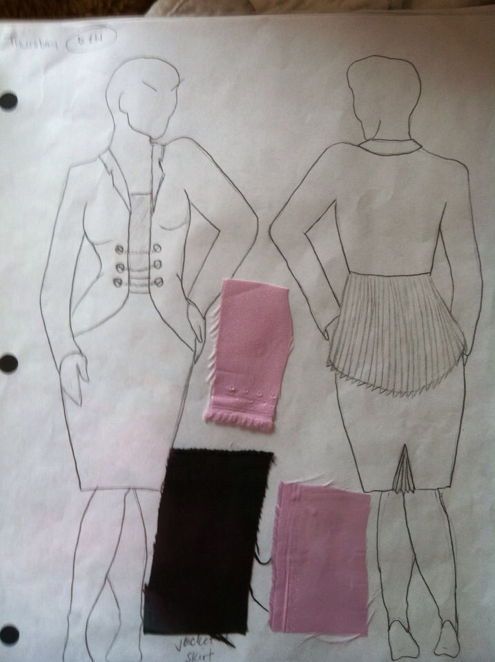 Sketch and Fabric