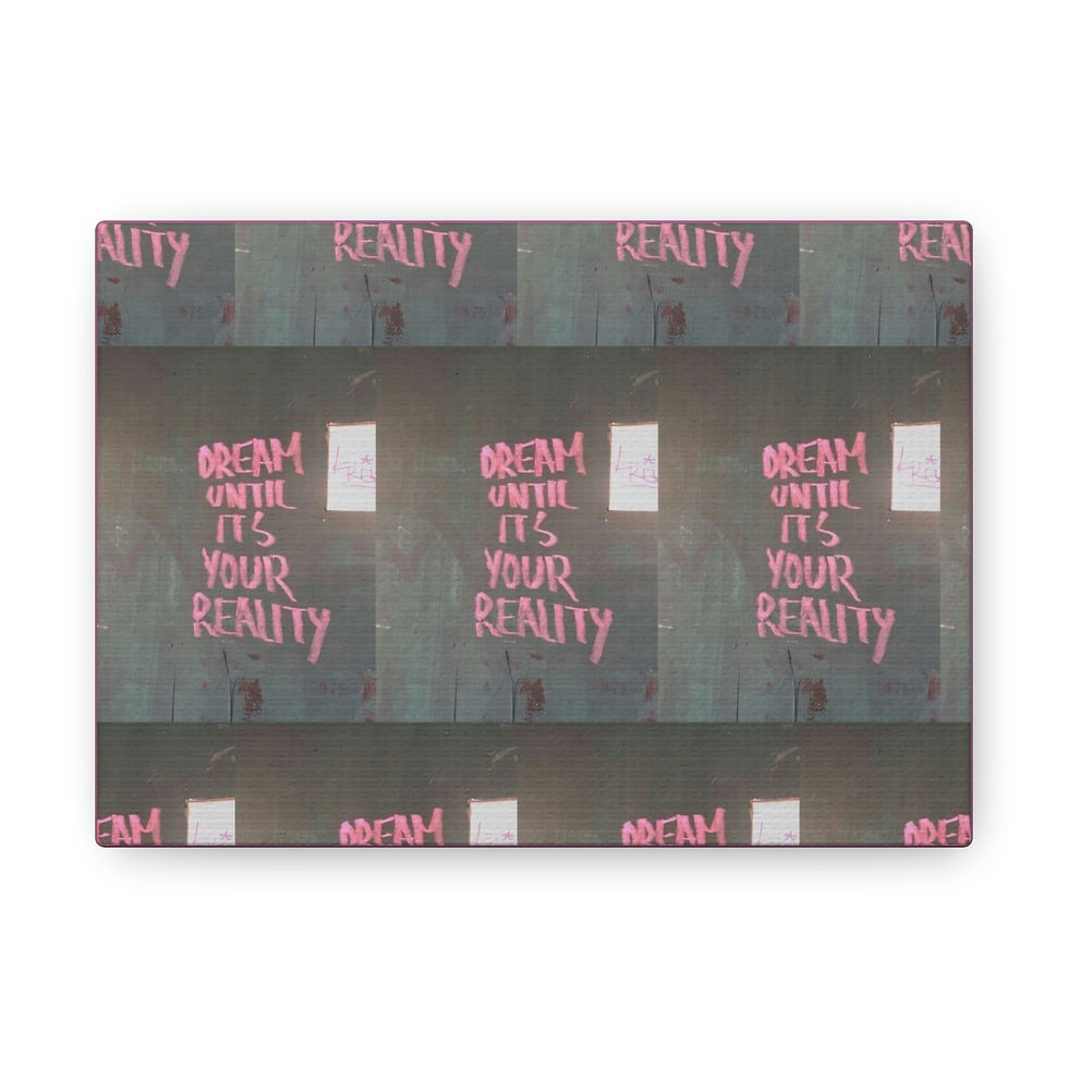 Reality Motivation Canvas Gallery Wraps