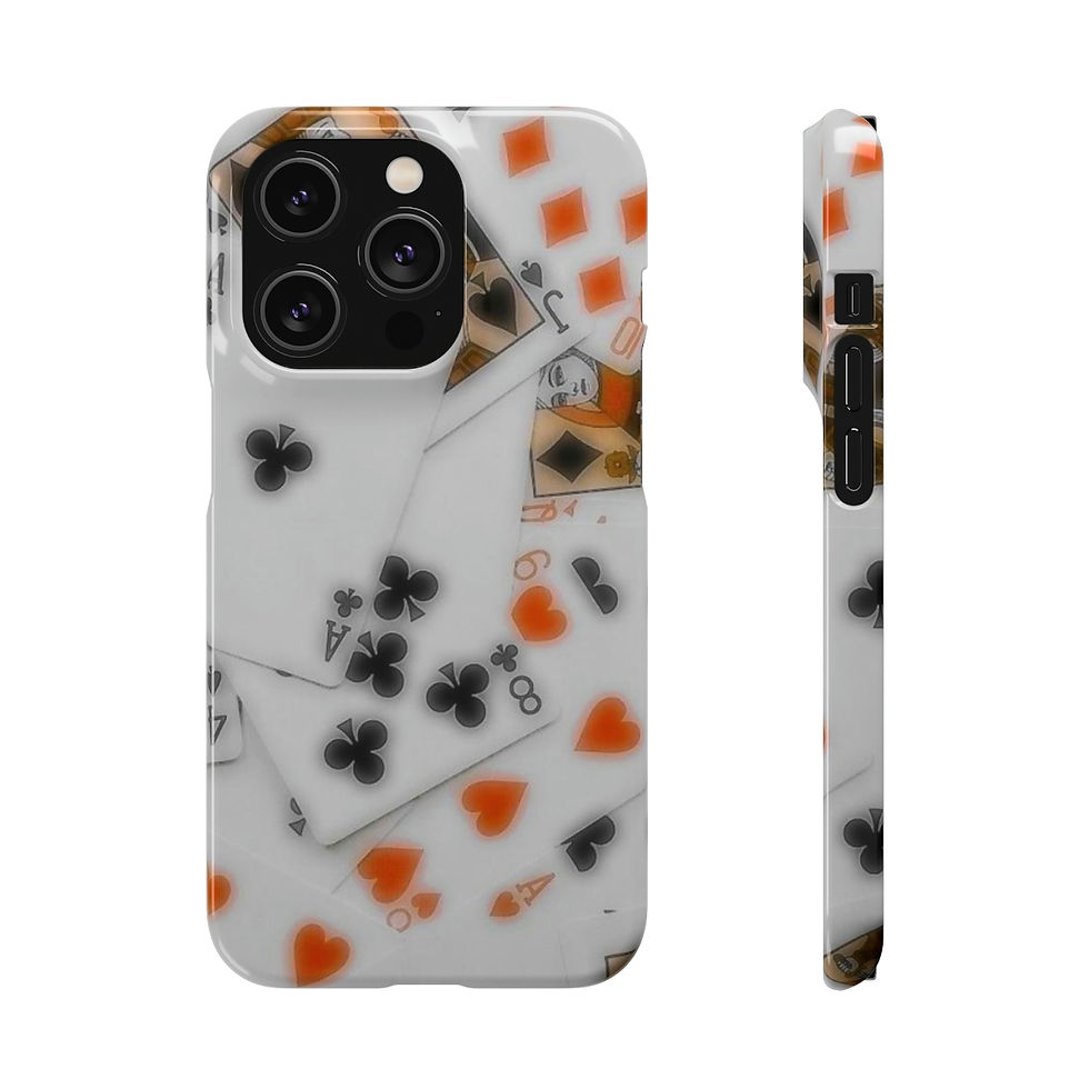 Orange Poker Cases