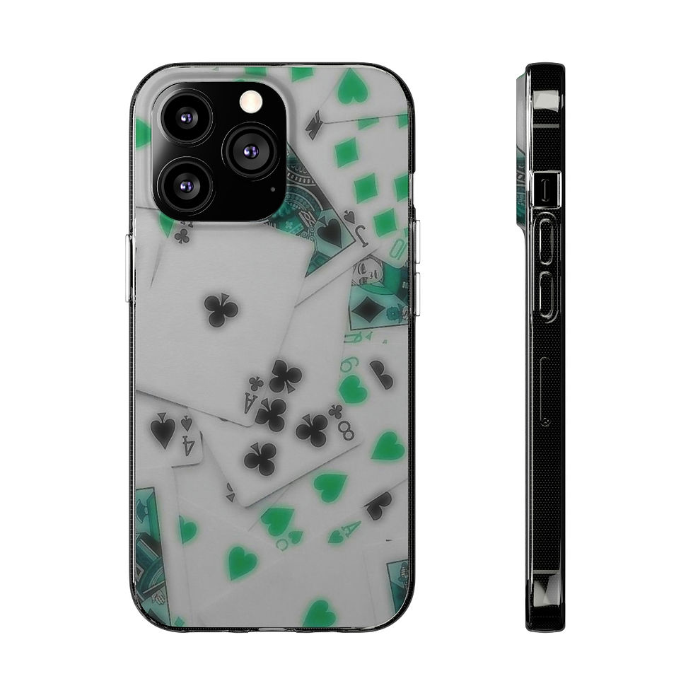 Green Poker Phone Cases