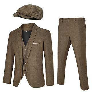 HIGAKI 4-Piece Vintage Suit