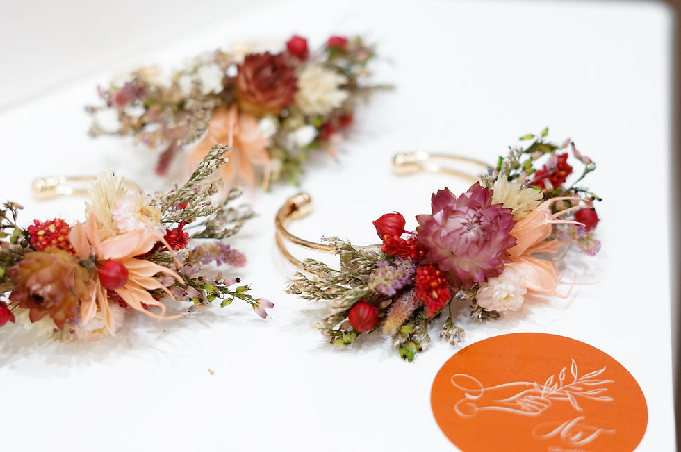 縮圖：粉色柔和色新娘手捧花套餐