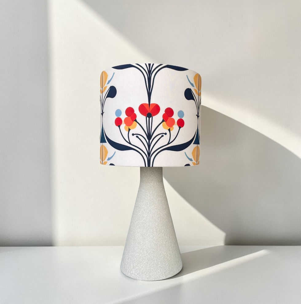 תמונה ממוזערת: מנורת שולחן Scandinavian Vintage Bloom