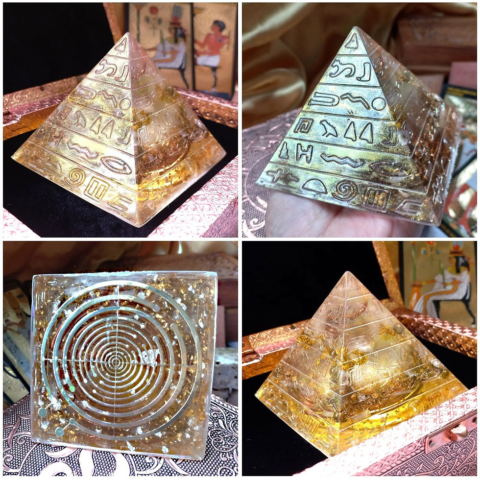 Thumbnail: Egyptian Symbols Orgone Pyramid