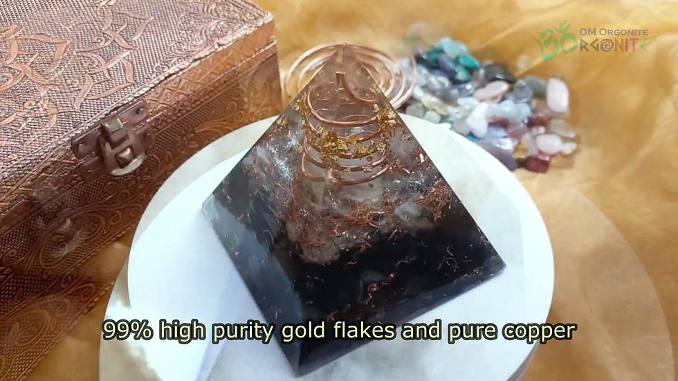 Thumbnail: Azeztulite Orgone Pyramid for Balanced Energy and EMF Protection