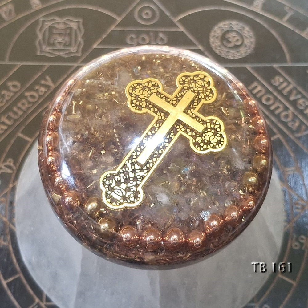 Sacred Cross Orgonite Tower Buster