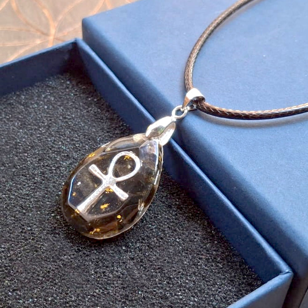 Ankh Orgonite Necklace