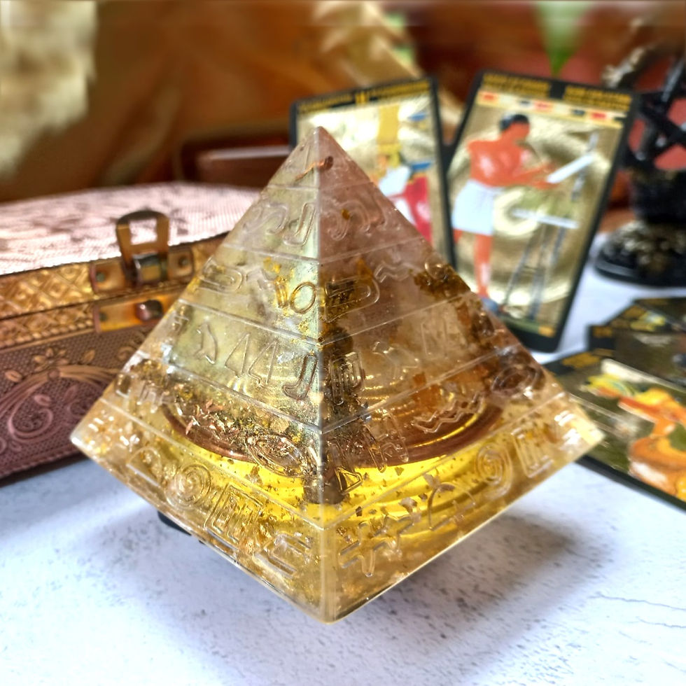 Thumbnail: Egyptian Symbols Orgone Pyramid