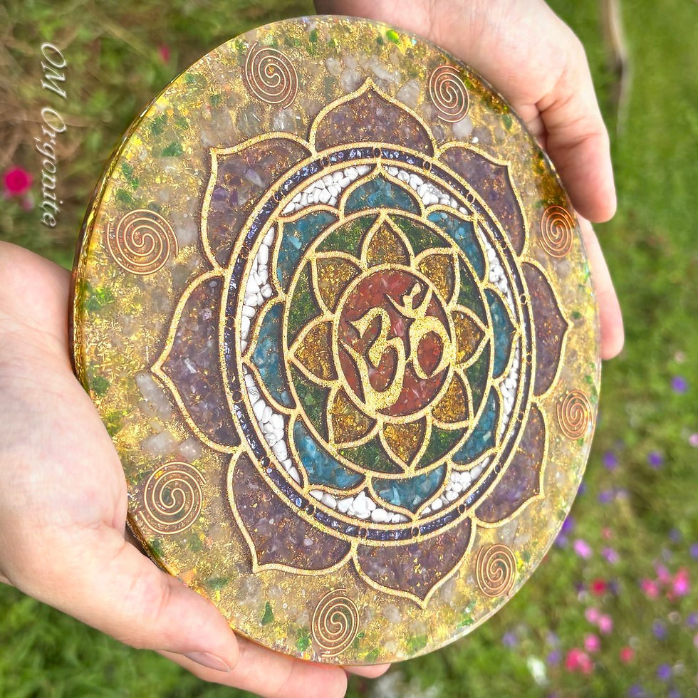 Thumbnail: OM Mandala Orgonite Charging Plate