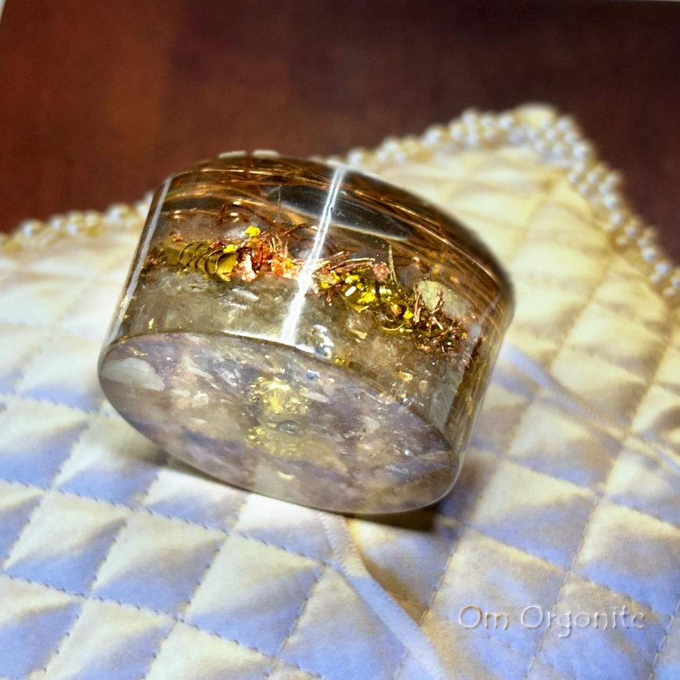 Thumbnail: Orgone Energy Puck with Scalar Vortex 12-Point Star Toroidal Coil Vortex