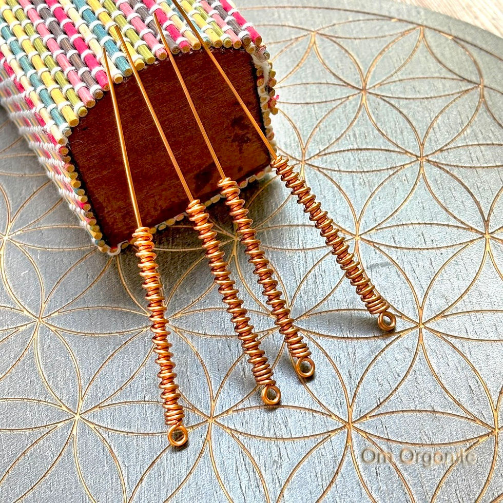 Thumbnail: Copper Wrapped Rods (Thin) - 4 Pieces