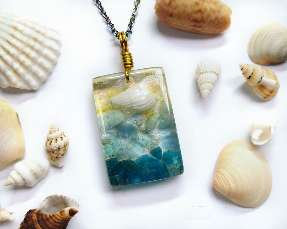 Thumbnail: Ocean Vibes Crystal Necklace