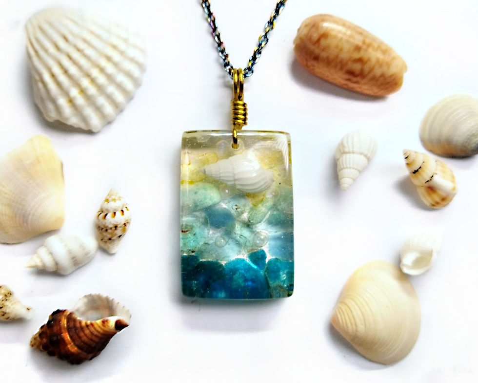 Thumbnail: Ocean Vibes Crystal Necklace