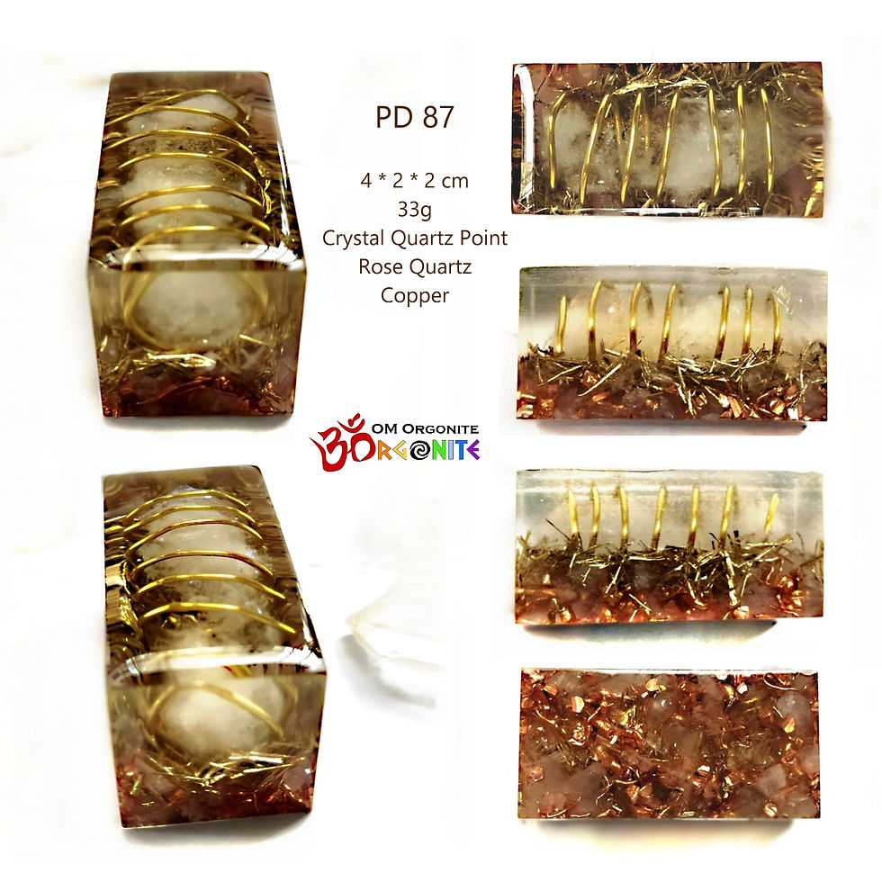 Thumbnail: Clear Quartz Orgone Pocket Harmonizer