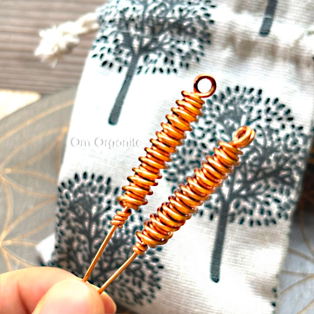 Copper Wrapped Rods (Thick) - 4 Pieces