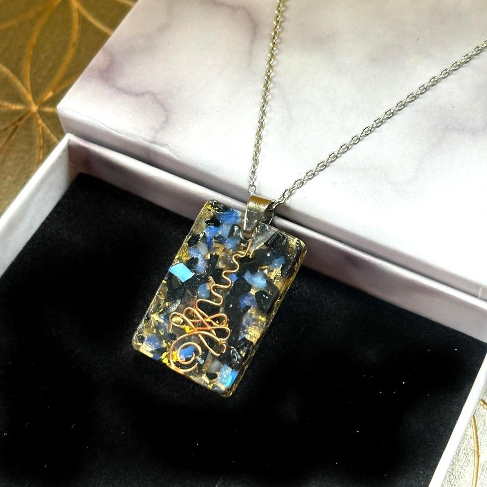 Thumbnail: Copper Unalome Orgonite Pendant