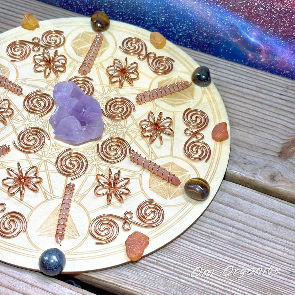 Thumbnail: Crystal Grid Kit with Copper Spirals