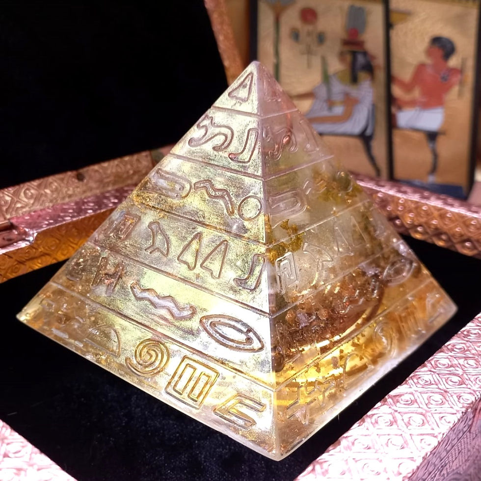 Thumbnail: Egyptian Symbols Orgone Pyramid