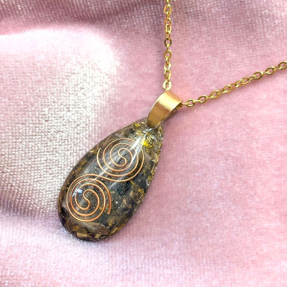Thumbnail: Spiral Orgonite Pendant