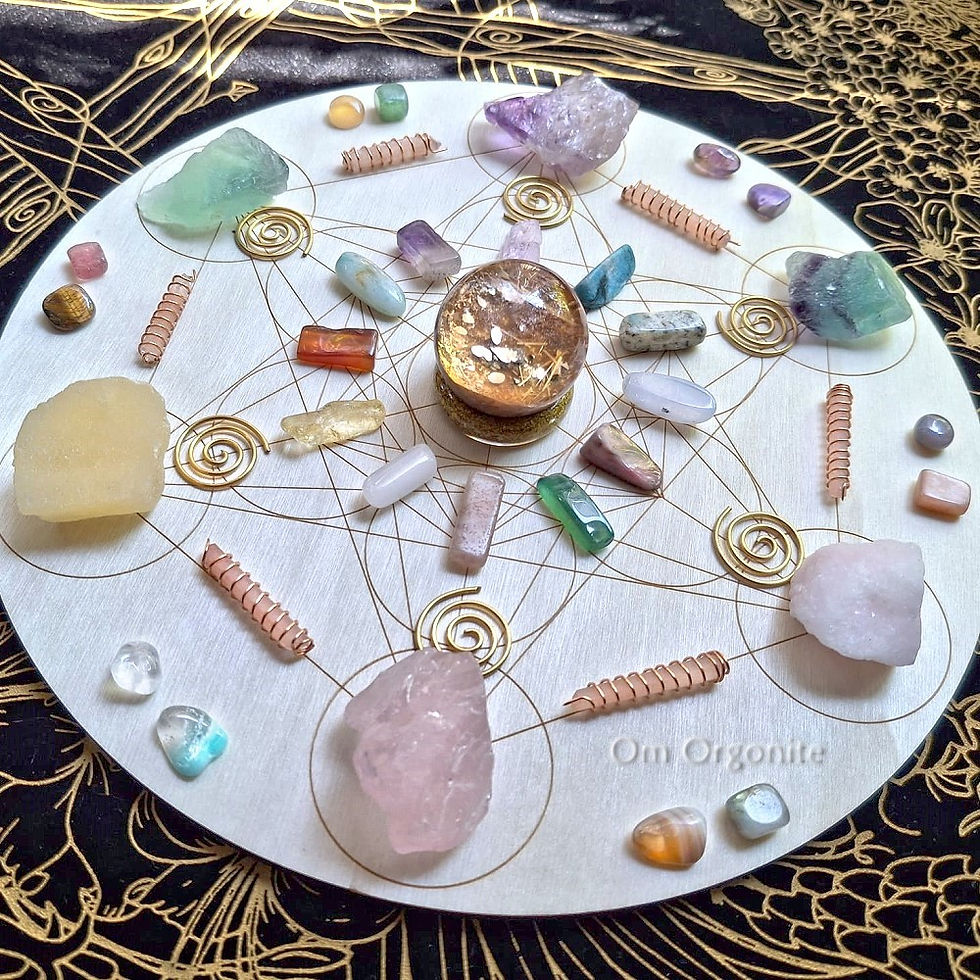 Thumbnail: Crystal Grid Kit for Chakra Energy Cleansing