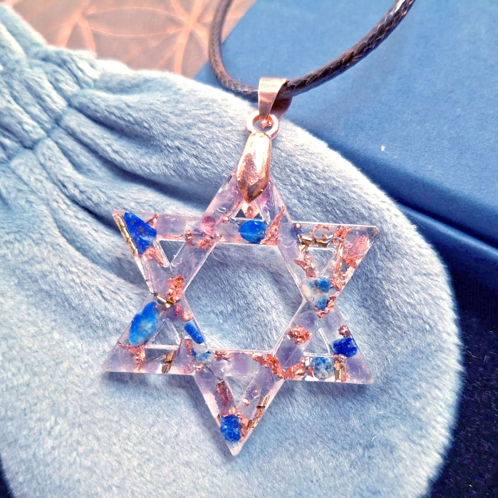 Thumbnail: Star of David Orgonite Necklace