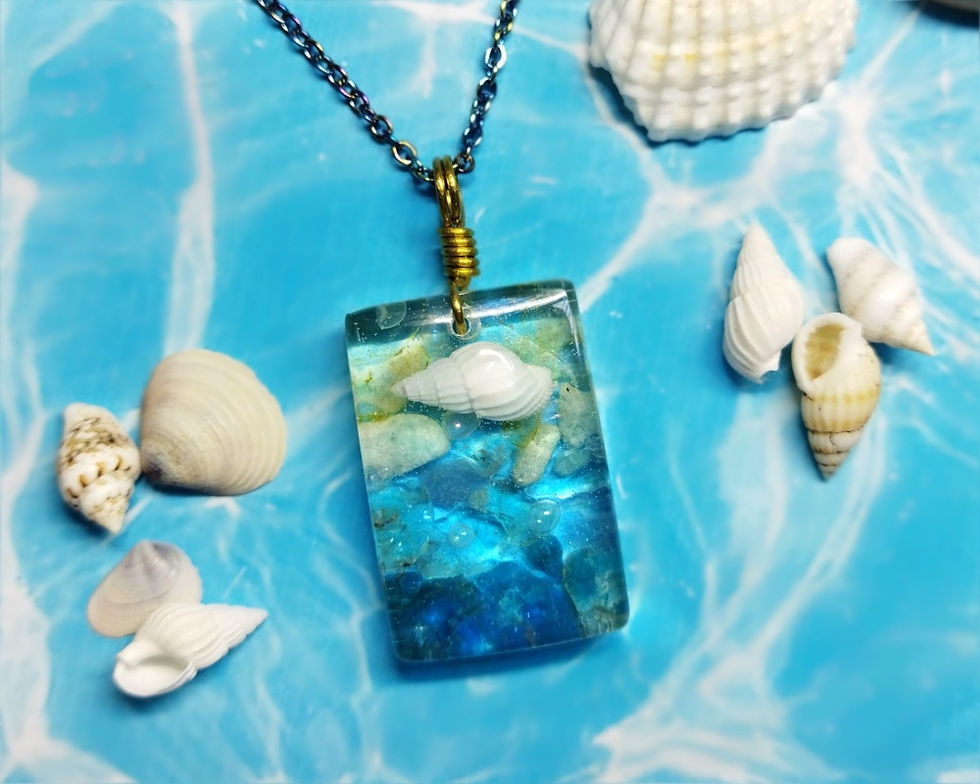 Thumbnail: Ocean Vibes Crystal Necklace