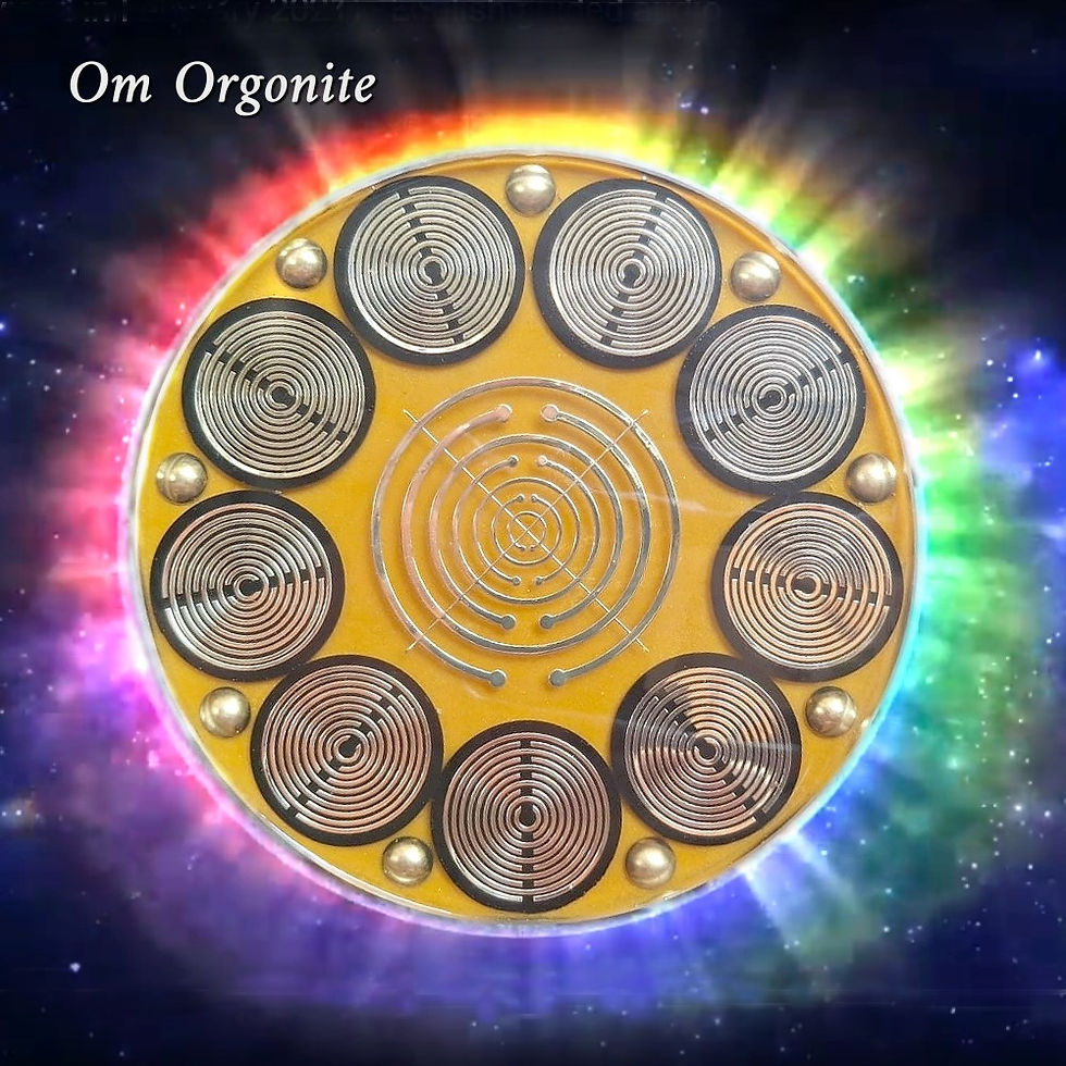 Thumbnail: Flower of Life Orgonite Charging Plate